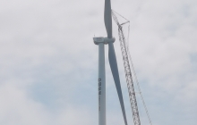 建设中的风电场