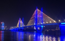 武汉三化项目——武汉长江二桥亮化