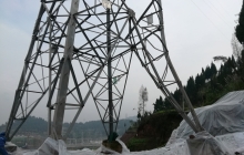 承接输电杆塔结构及基础设计
