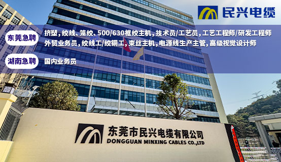 东莞市民兴电缆有限公司招聘信息