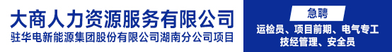 长沙大商人力资源服务有限公司招聘信息